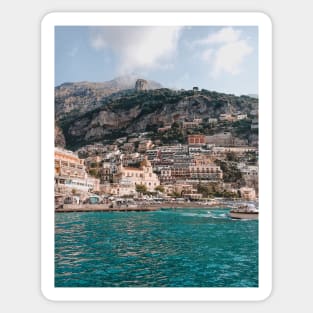 Positano, Amalfi Coast, Italy - Travel Photography Sticker